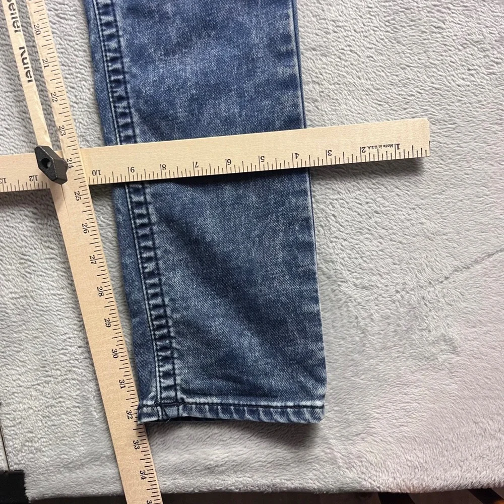 True Religion Rocco Relaxed Skinny Jeans Mens 30 Medium Wash Blue Denim